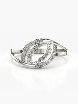 Valanova - Silver Hallmarked 9K Gold & Certified Lab Grown Diamond 0.19cts Ring