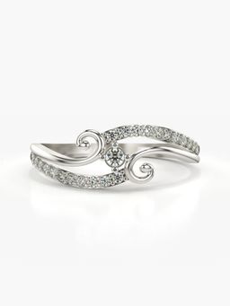 Valanova - Silver Hallmarked 9K Gold & Certified Lab Grown Diamond 0.20cts Ring
