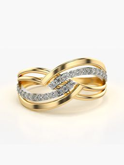Valanova - Hallmarked 9K Gold & Certified Lab Grown Diamond 0.20cts Ring