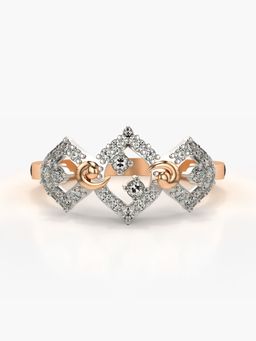 Valanova - Rose-Gold Hallmarked 9K Gold & Certified Lab Grown Diamond 0.28cts Ring