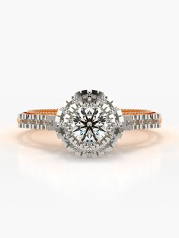Valanova - Rose-Gold Hallmarked 9K Gold & Certified Lab Grown Diamond 0.87cts Ring