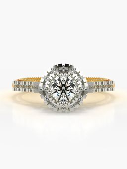 Valanova - Hallmarked 9K Gold & Certified Lab Grown Diamond 0.87cts Ring