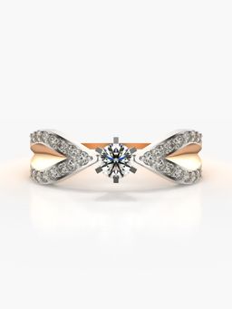 Valanova - Rose-Gold Hallmarked 9K Gold & Certified Lab Grown Diamond 0.43cts Ring