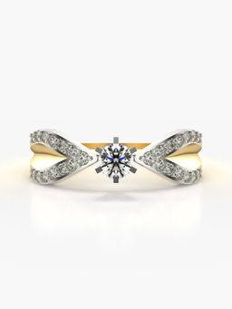 Valanova - Hallmarked 9K Gold & Certified Lab Grown Diamond 0.43cts Ring