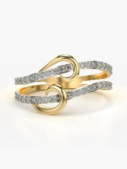 Valanova - Hallmarked 9K Gold & Certified Lab Grown Diamond 0.37cts Ring