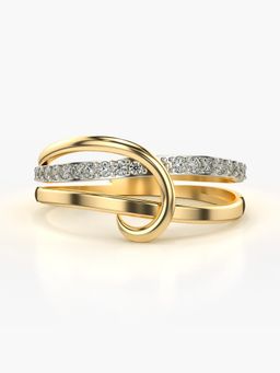 Valanova - Hallmarked 9K Gold & Certified Lab Grown Diamond 0.19cts Ring