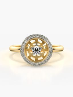 Valanova - Hallmarked 9K Gold & Certified Lab Grown Diamond 0.27cts Ring