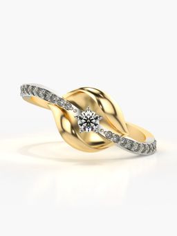 Valanova - Hallmarked 9K Gold & Certified Lab Grown Diamond 0.27cts Ring