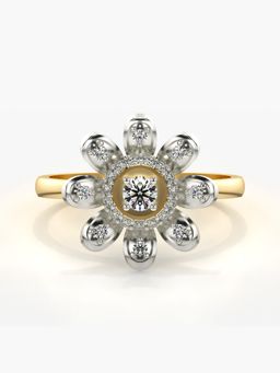 Valanova - Hallmarked 9K Gold & Certified Lab Grown Diamond 0.28cts Ring