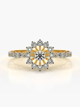 Valanova - Hallmarked 9K Gold & Certified Lab Grown Diamond 0.45cts Ring