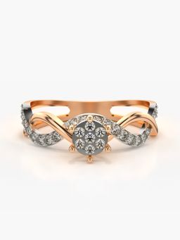 Valanova - Rose-Gold Hallmarked 9K Gold & Certified Lab Grown Diamond 0.31cts Ring