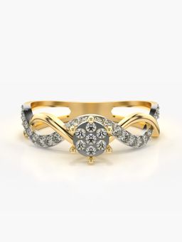 Valanova - Hallmarked 9K Gold & Certified Lab Grown Diamond 0.31cts Ring