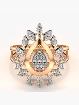 Valanova - Rose-Gold Hallmarked 9K Gold & Certified Lab Grown Diamond 0.39cts Ring