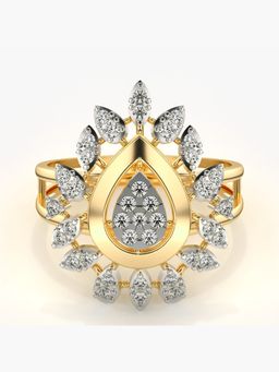 Valanova - Hallmarked 9K Gold & Certified Lab Grown Diamond 0.39cts Ring