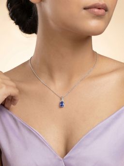 GIVA - Silver Pretty Glow Necklace
