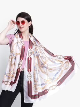 Mizash - Woman Modal Silk Designer Scarf - Stole