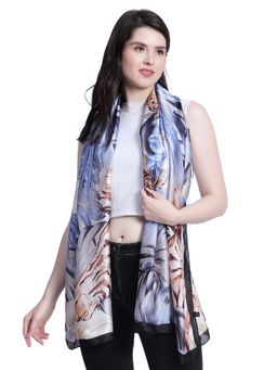 Mizash - Woman Modal Silk Designer Scarf - Stole