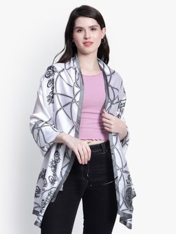 Mizash - Woman Modal Silk Designer Scarf - Stole