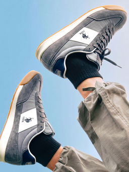 U.S. POLO ASSN. - Men Grey GALLOP Stylish Sneaker