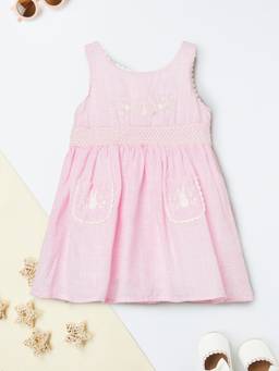 max - Girls Embroidered Sleeveless Dress