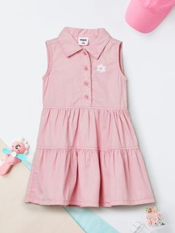 max - Girls Embroidered Shirt Dress