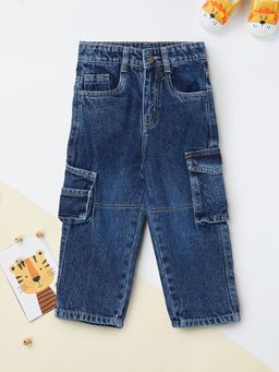 max - Boys Washed Cargo Jeans