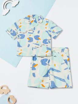 max - Boys Printed Shorts Set