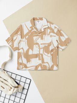 max - Boys Printed Resort Shirt