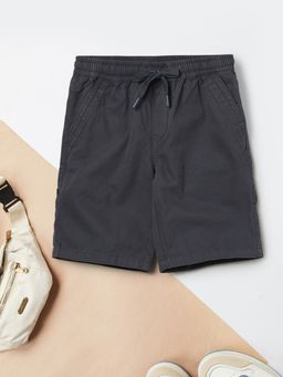 max - Boys Solid Cargo Shorts