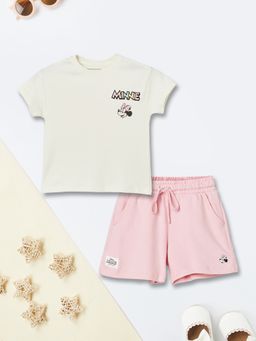 max - Girls Minnie Mouse Shorts Set