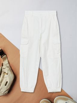 max - Boys Solid Cargo Joggers
