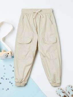 max - Boys Solid Cargo Joggers