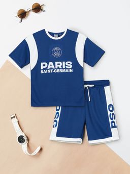 max - Boys Paris SaintGermain Printed Shorts Set