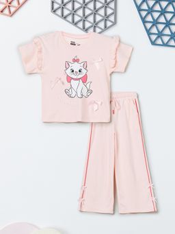 max - Girls Marie Character Print Pants Set