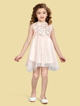 Lil Peacock - Peach Girls Dress