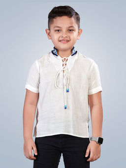 Lil Peacock - White Boys Shirt