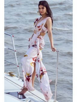 Nirmooha - Peach Fuzz Patola Printed Top