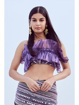 Nirmooha - Hand Embroidered Bandu Crop Top