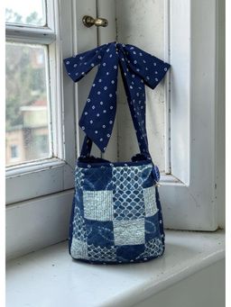 That Romeo - Indigo Patchwork Kantha Sling Tote