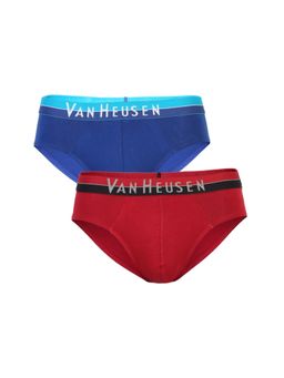 Van Heusen Innerwear - Men Pack of 2 Antibacterial & Colour Fresh Briefs - Multicolour