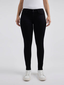 Pepe Jeans - Women Black Skinny Fit Mid Rise Jeans