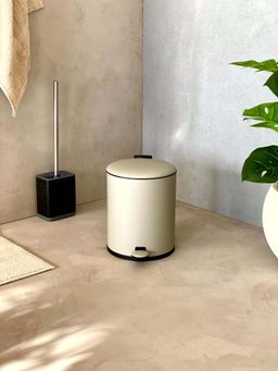Mason Home - Trove Beige Matt Dustbin - 5L