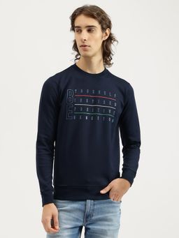 United Colors of Benetton - Regular Fit Crew Neck Printed Outline Transfer Sweatshirt
