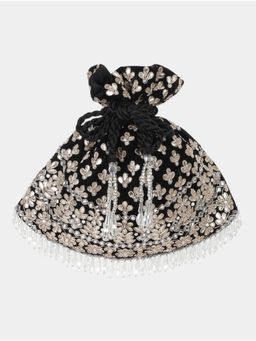 AANCHAL SAYAL - Castor Black Potli