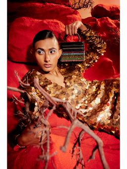 AANCHAL SAYAL - Amber Black Handbag