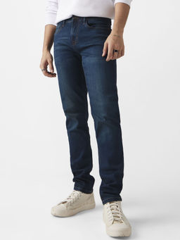 The Souled Store - Originals Solids: Indigo Slim Fit Men Jeans Navy Blue