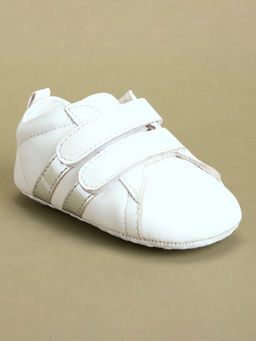 Hopscotch - Stripe Applique Booties