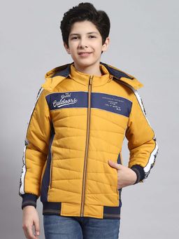 Monte Carlo - Boys Multi-Color Polyester Blend Full Sleeves Jacket