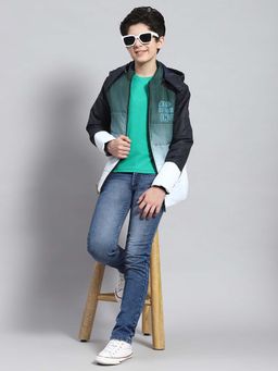 Monte Carlo - Boys Multi-Color Polyester Blend Full Sleeves Jacket