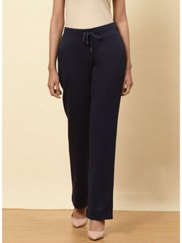 Lakshita - Midnight Blue Essential Solid Trousers